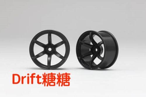 YOKOMO漂移轮毂六辐黑色6mm