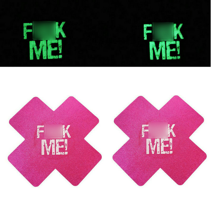 Sexy, breathable, luminous chest sticker, printed, disposable cross cat lip, anti-protrusion, anti-exposure, waterproof thumbnail 4