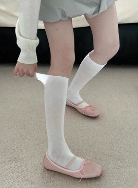 may3socks 春夏纯色袜子女生miu系小腿袜透气显瘦美腿袜简约百搭