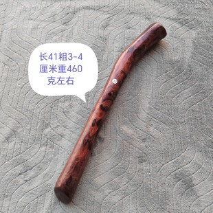 越南紫檀柳鬼脸随型把玩木棍千斤把防身长短棍按摩棒似海南黄花梨