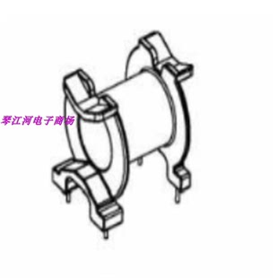PQ3230变压器磁芯骨架PQ3230骨架磁芯卧式2+2针 变压器骨架 电木