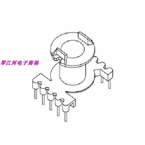 RM10磁芯骨架 变压器磁芯骨架立式5+5针    磁芯骨架BOBBIN