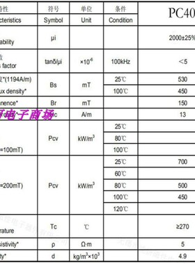 UYF16-60-62充电器变压器磁芯  骨架高频电源骨架磁芯  五套一包