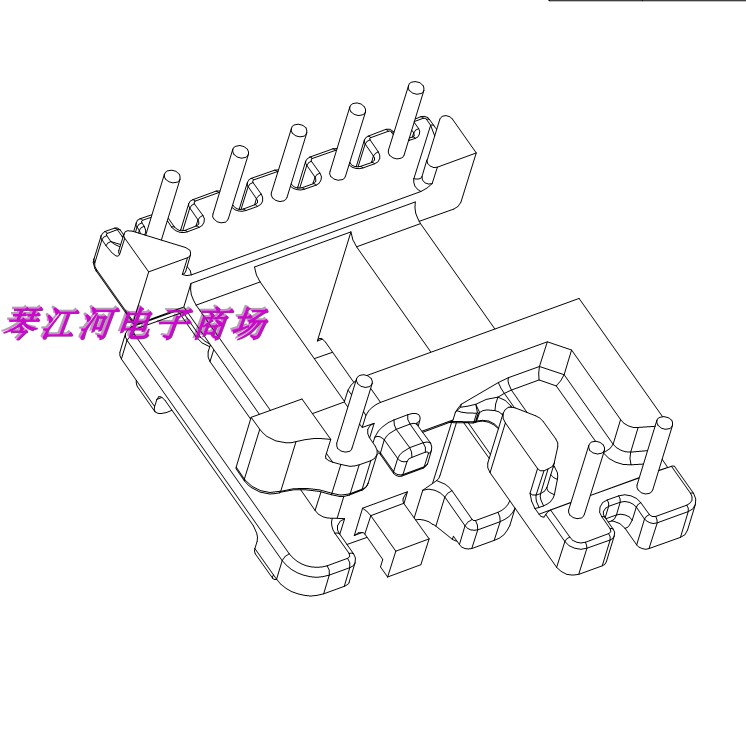 EE16变压器磁芯骨架磁芯骨架