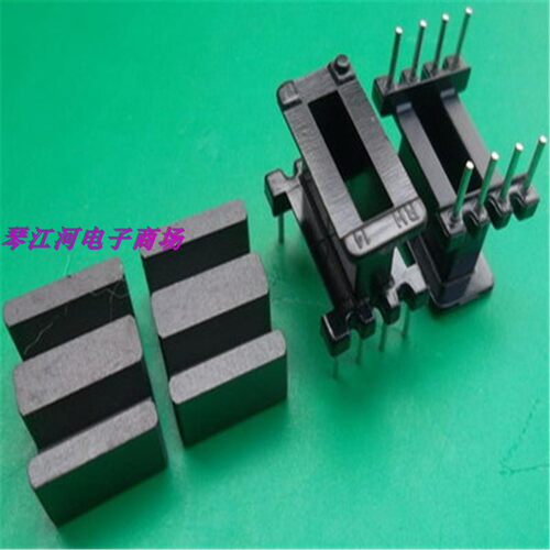 EE10变压器磁芯 骨架EE10磁芯骨架立式贴片4+4