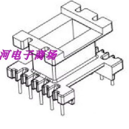 磁芯骨架EE22-13骨架立式5+5针