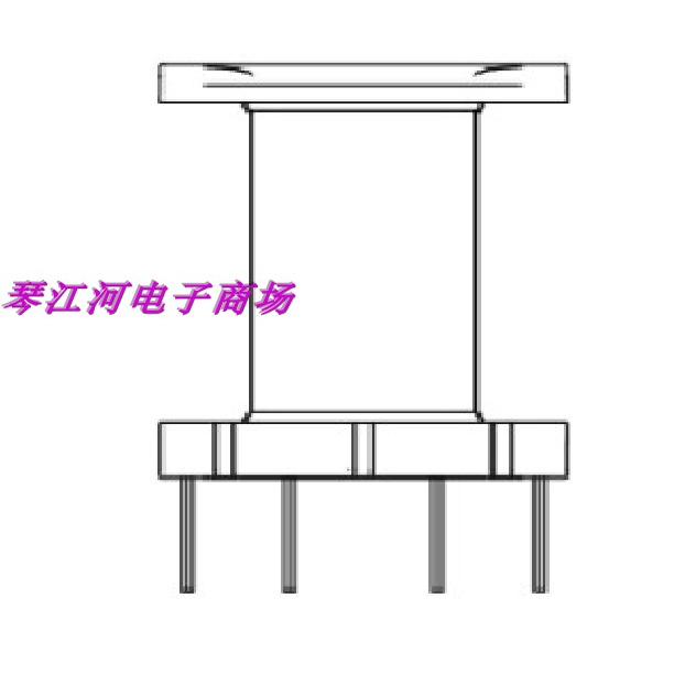EE55变压器磁芯骨架立式4+4针EE55BEEE5521