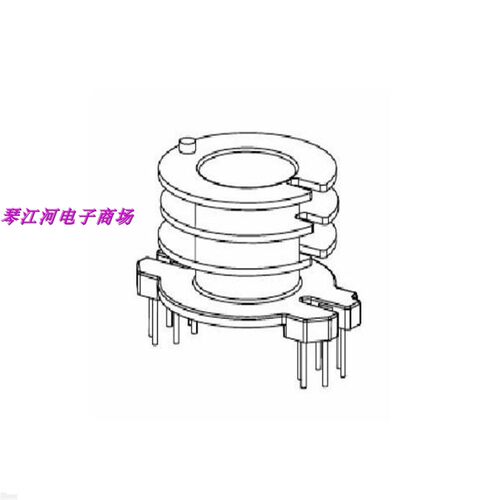 RM10磁芯骨架 变压器磁芯骨架多槽立式6+6针    磁芯骨架BOBBIN