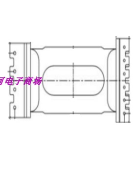 ED2633 高频电源变压器磁芯骨架立式6+4针