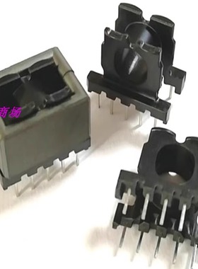 ATQ17高频磁芯骨架卧式5+5针 ATQ18矮挡板骨架电木骨架