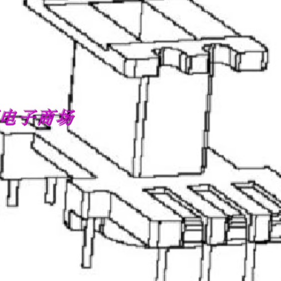 变压器磁芯骨架加宽立式5+4+1