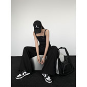 PAPERLLL辛间 女 宽松西服外套三件套套装 老钱世家 极简吊带阔腿裤