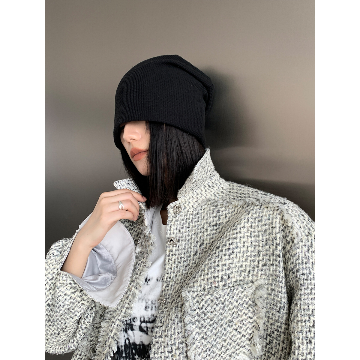 气质显瘦小香风衬衫女