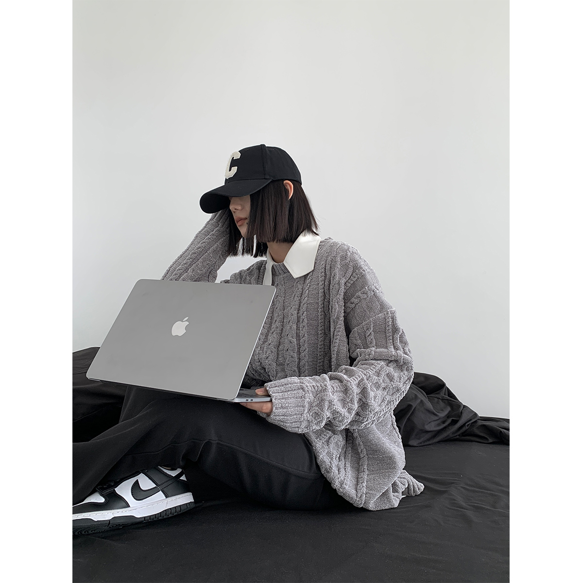 雪尼尔麻花扭绳毛衣麻花扭绳毛衣