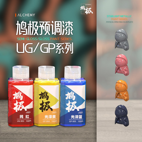 鸠极预调漆免稀释高达专用色UG