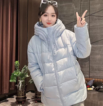 2025冬季新款加厚保暖羽绒棉服女中长款今年流行爆款小个子外套潮