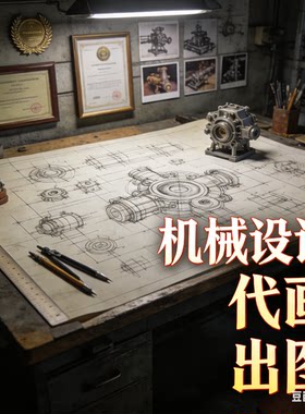 机械设计、工程图、逆向、代画。 虚拟商品无物流发货，请谅解。