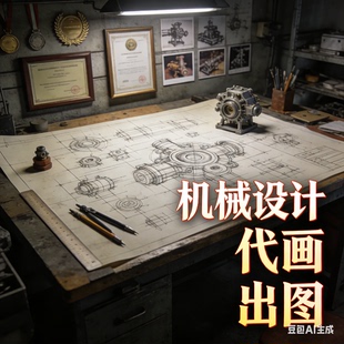 机械设计、工程图、逆向、代画。 虚拟商品无物流发货，请谅解。
