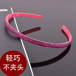 水钻发箍细发带钻钻石镶钻发卡满钻发女款头箍发箍女高级感发捆红