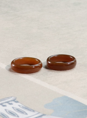 和田玉糖玉13号戒指美拉德风