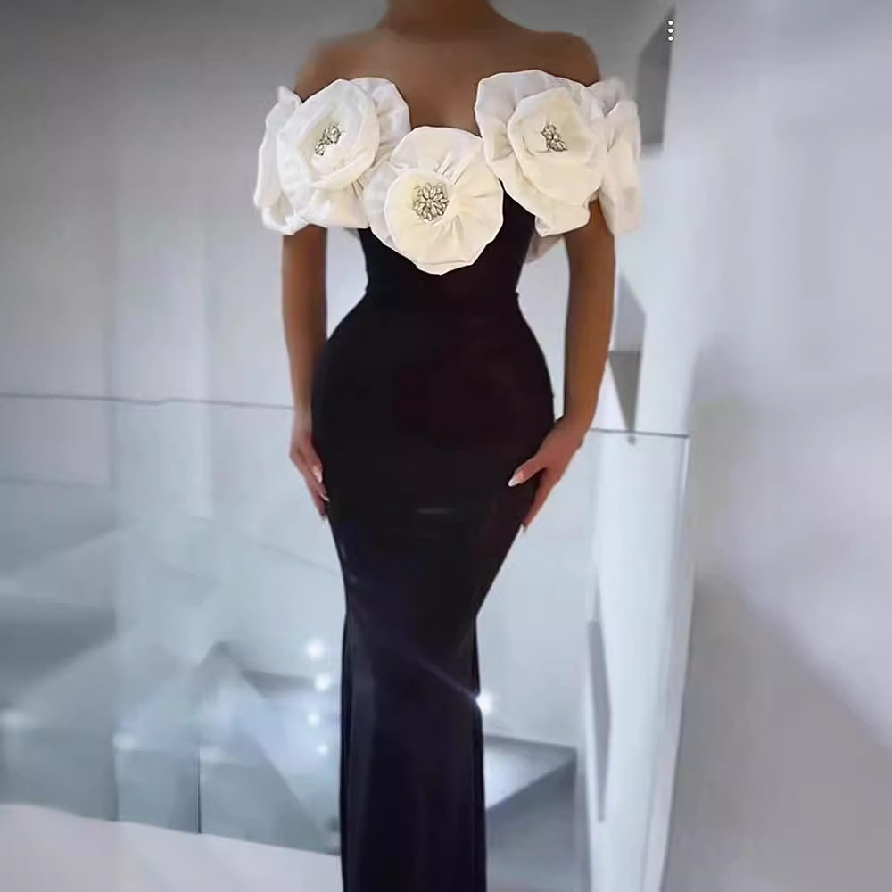 Women's Hip fashion elegant party bandage dress 派对绷带裙
