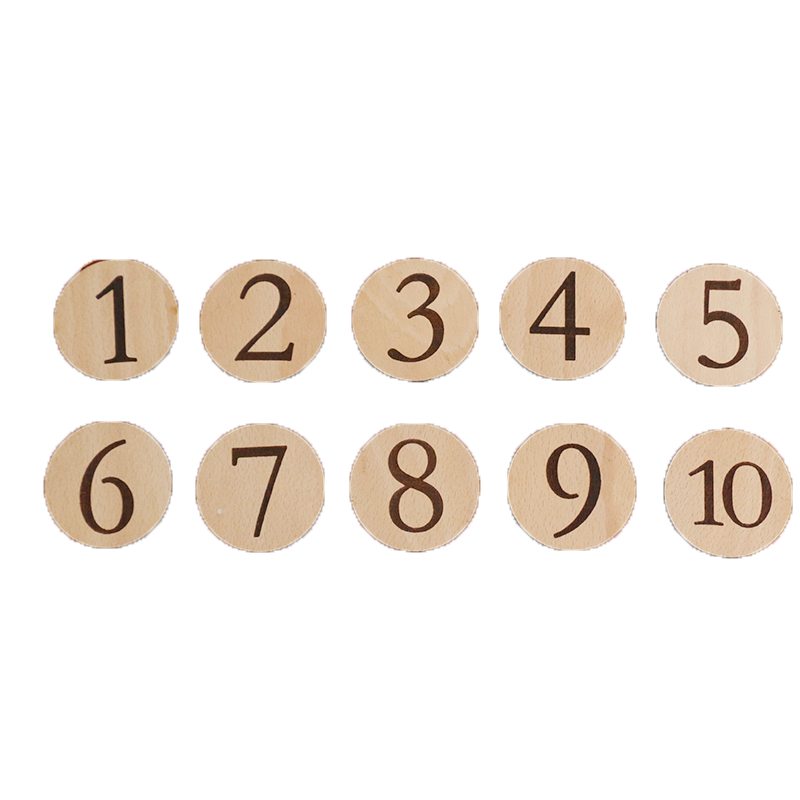 定制木质数字牌柜子贴座位号牌编
