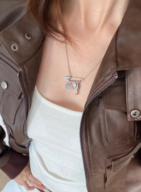 海洋之星别针项链（独特小众复古极具设计感时尚项链）