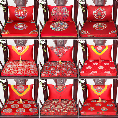 艺必旭绸缎新中式四季通用可定制