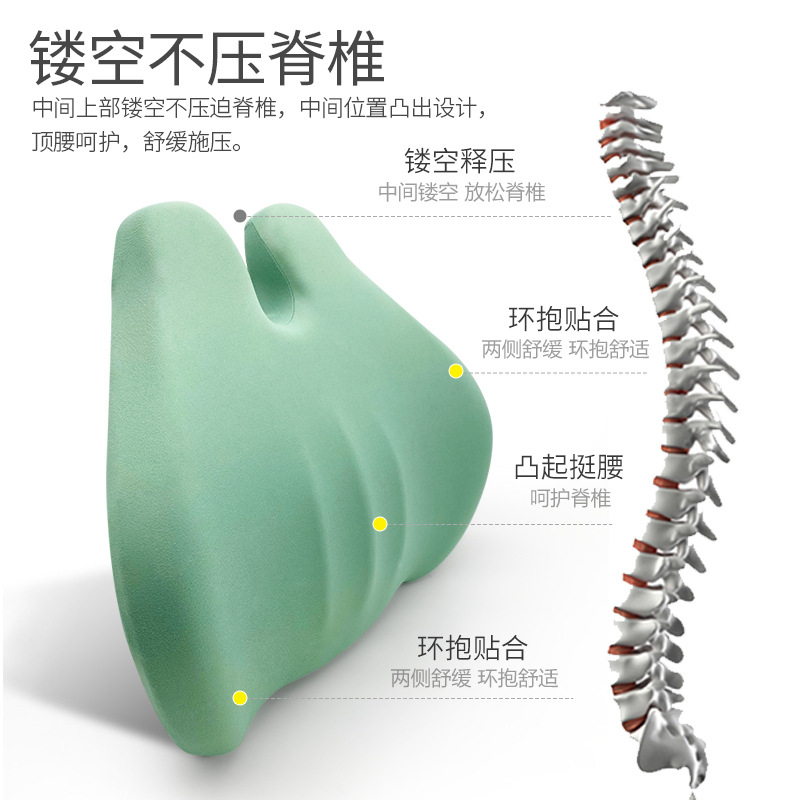 汽车用品头枕车用腰靠办公室椅子靠背枕座椅腰枕靠枕车载腰垫座垫