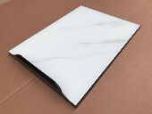 橱柜门定做 定制厨房隐形框橱柜门 定做晶钢门肤感钢化玻璃金刚门