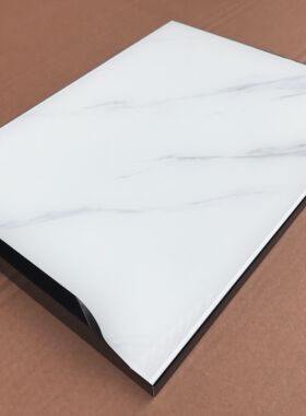 橱柜门定做 定做晶钢门肤感钢化玻璃金刚门 定制厨房隐形框橱柜门