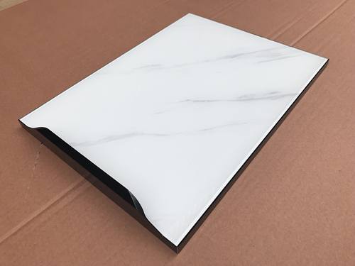 橱柜门定做 定做晶钢门肤感钢化玻璃金刚门 定制厨房隐形框橱柜门 - 封面