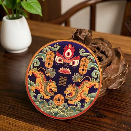 大黑天财神眼水火既济厨房冰箱贴