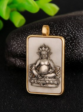 黄财神佛像吊坠十相自在龙五爷