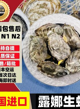 法国进口露娜生蚝刺身级生蚝肉新鲜直达上海闪送顺丰空运