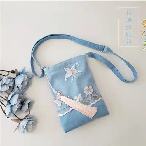 古风汉元素百搭休闲斜挎包小方包