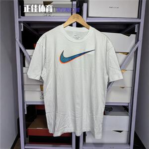 Nike/耐克男子詹姆斯运动休闲纯棉透气训练圆领短袖T恤FV8407-121