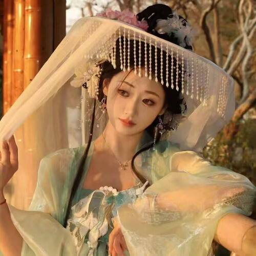 古风拍照帷帽防晒飘逸遮容摄影帽