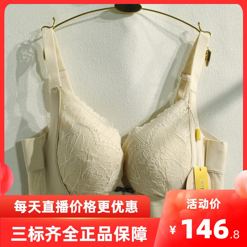 爱戴春夏新品D6713能量磁石3D内托软钢圈AB杯中厚聚拢调整型文胸