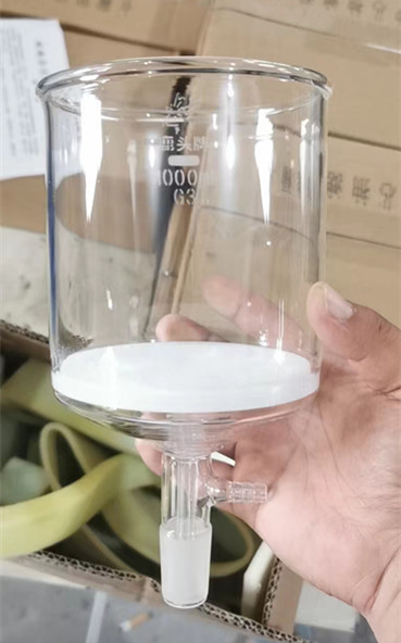 砂芯抽滤漏斗布氏玻板过滤漏斗30/40/60/100/250/500/1000/2000ml