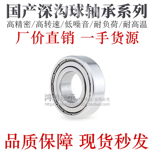 国产不锈钢深沟球轴承BAY076006/6007/6008/6009ZZ-SUS304材质