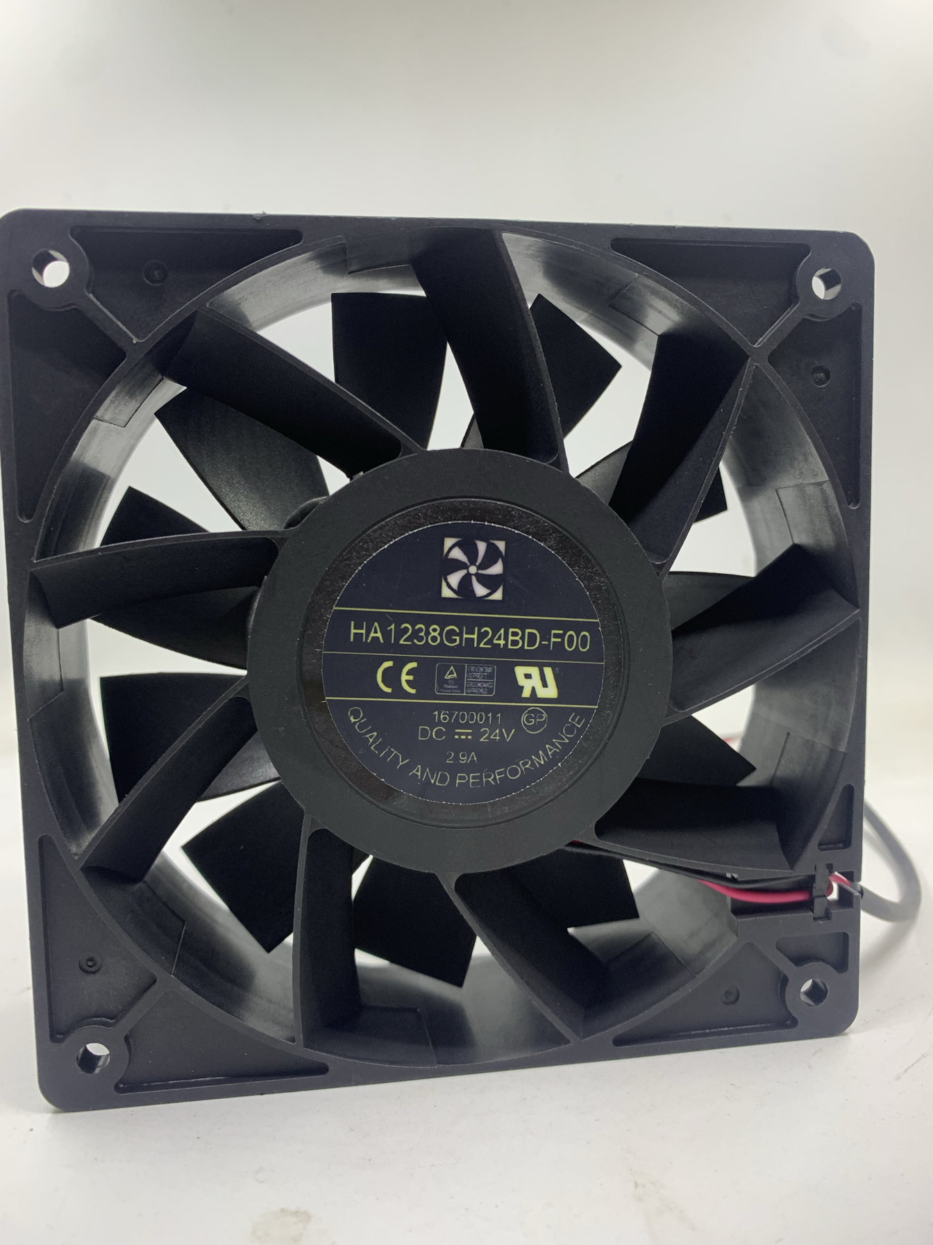 全新变频器HA1238GH24BD-FOO 12038 24V 1.8A大风量7千转散热风扇