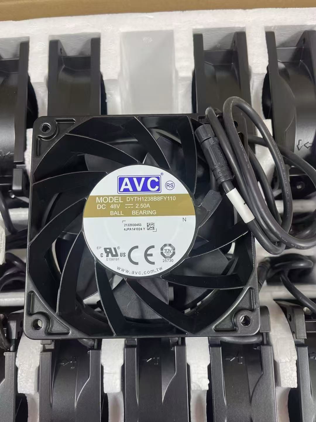 全新原装AVC DYTH1238B8FY110 48V 2.5A 12038交换机防水散热风扇