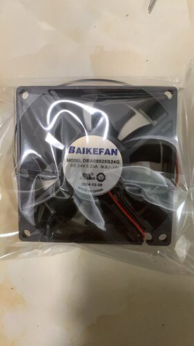 全新BAIKEFAN DBA08025B24G 8025 8CM DC24V 0.23A变频器散热风扇