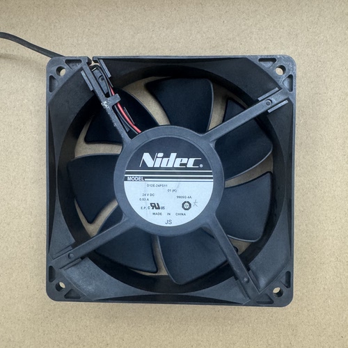 全新原装 NIDEC D12E-24PS11 24V 0.53A 12CM 变频器高速散热风扇