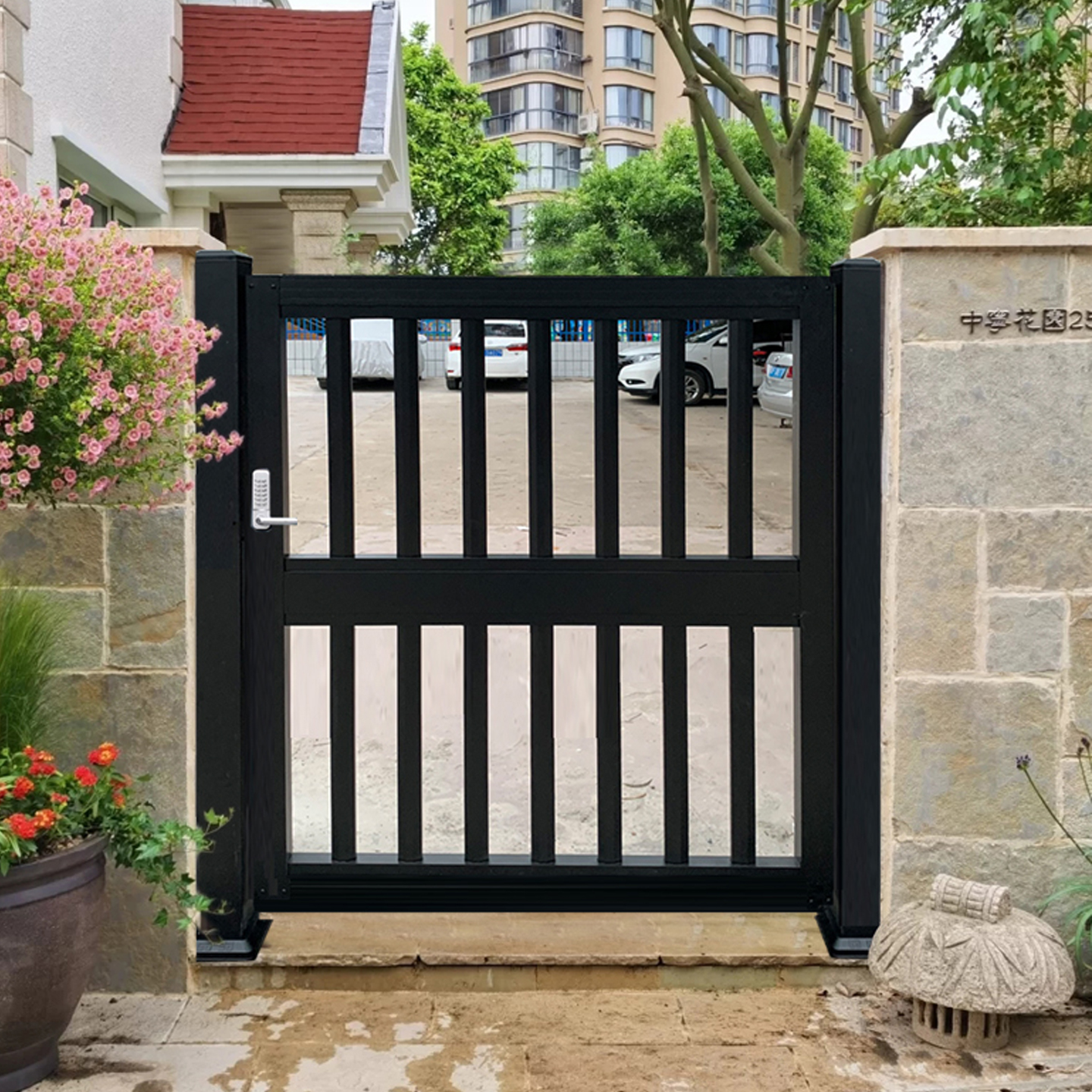 铝合金别墅电动庭院门