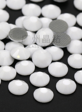 奶白色平底钻瓷白色牢固钻