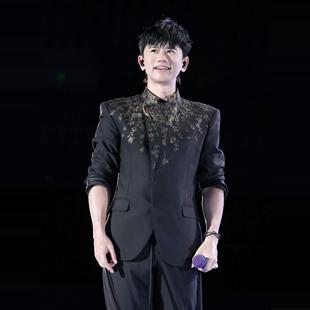 星服张杰同款高端中国风秋季重工刺绣新中式中山装立领西装修身外