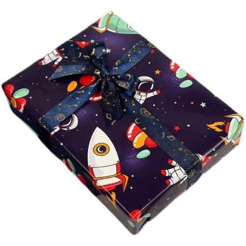 包装纸独角兽 kids birthday gift wrapping paper礼物包装纸男童