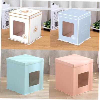 2023 Birthday cake box 6/8/10/12 "wrapped paper